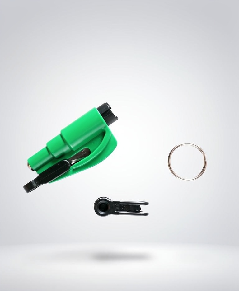 Draagbare mini veiligheidshamer voor in de auto - Afbeelding 2